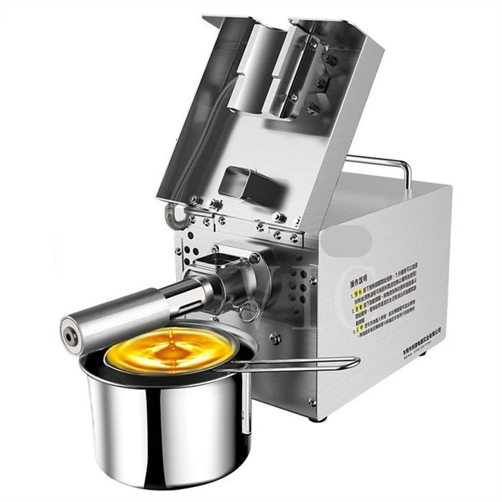 4-6 KG/H Stainless Steel Mustard Small Oil Press Machine 4-6 KG/H Stainless Steel Mustard Small Oil Press Machine