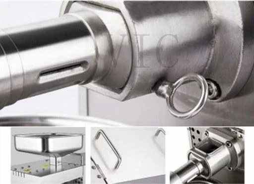 4-6 KG/H Stainless Steel Mustard Small Oil Press Machine 4-6 KG/H Stainless Steel Mustard Small Oil Press Machine